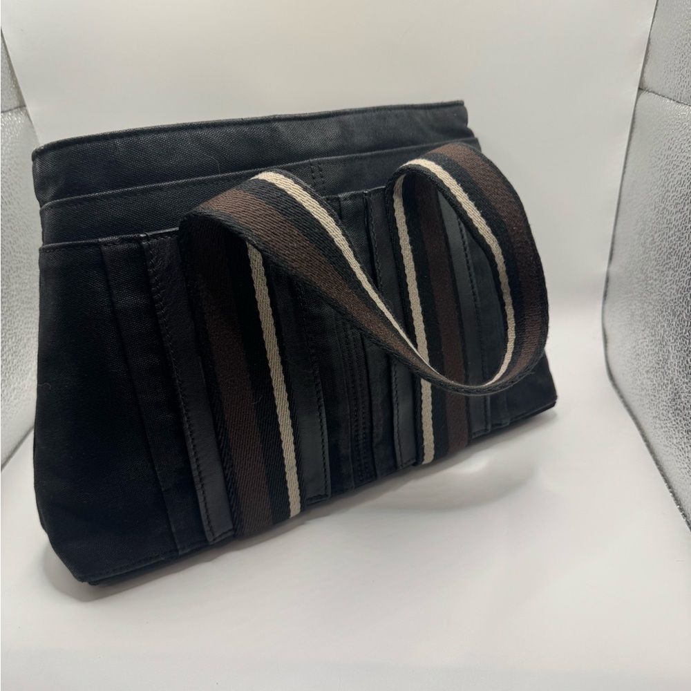 Noir Toile Hermès Troca PM Tote
